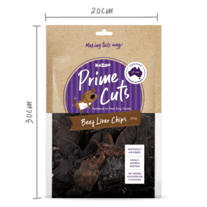 Kazoo Prime Cuts Aussie Beef Liver Chips